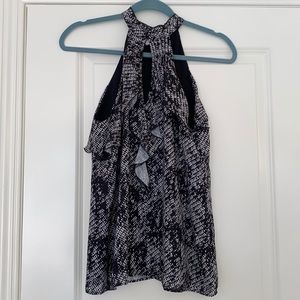 Parker XS Black/White Blouse